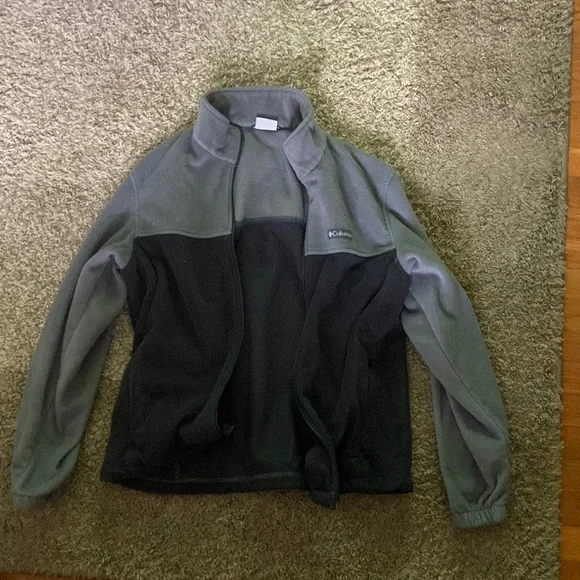 COLUMBIA ZIP UP FLEECE - Picture 1 of 4